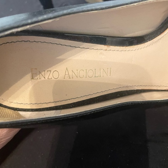 Enzo Angiolini Black High Heeled Shoes Size 8 - Picture 5 of 12